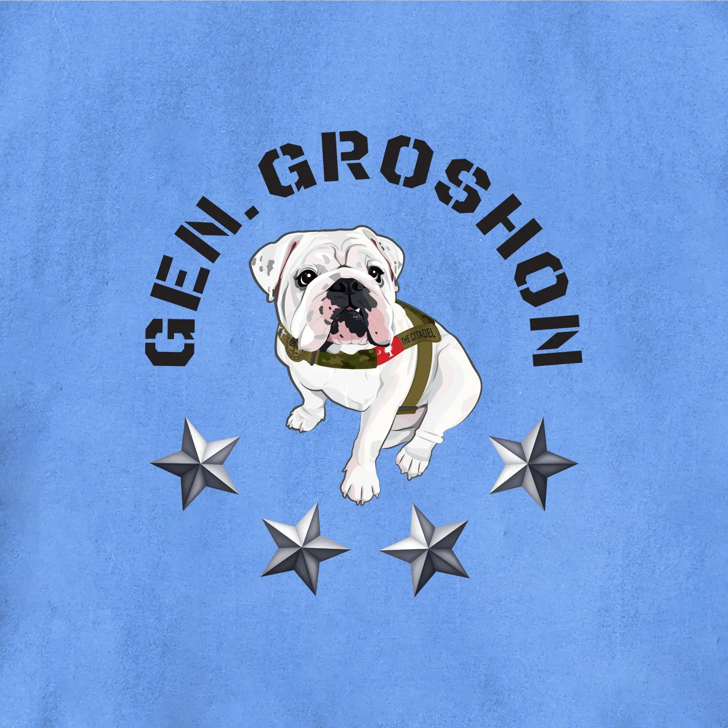 The Citadel Mascot, General Groshon AKA G3 Champion Tee Shirt