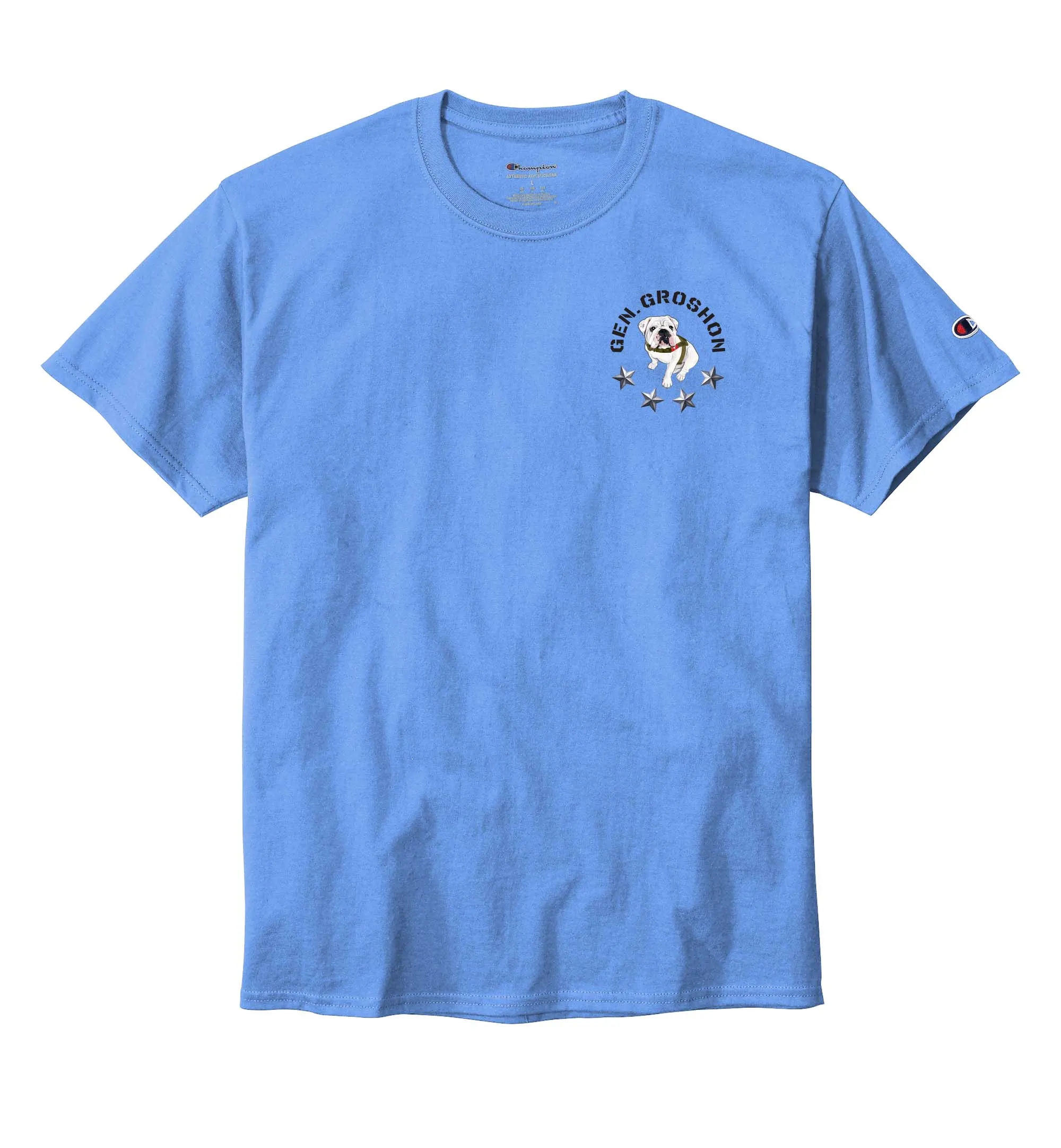 The Citadel Mascot, General Groshon AKA G3 Champion Tee Shirt