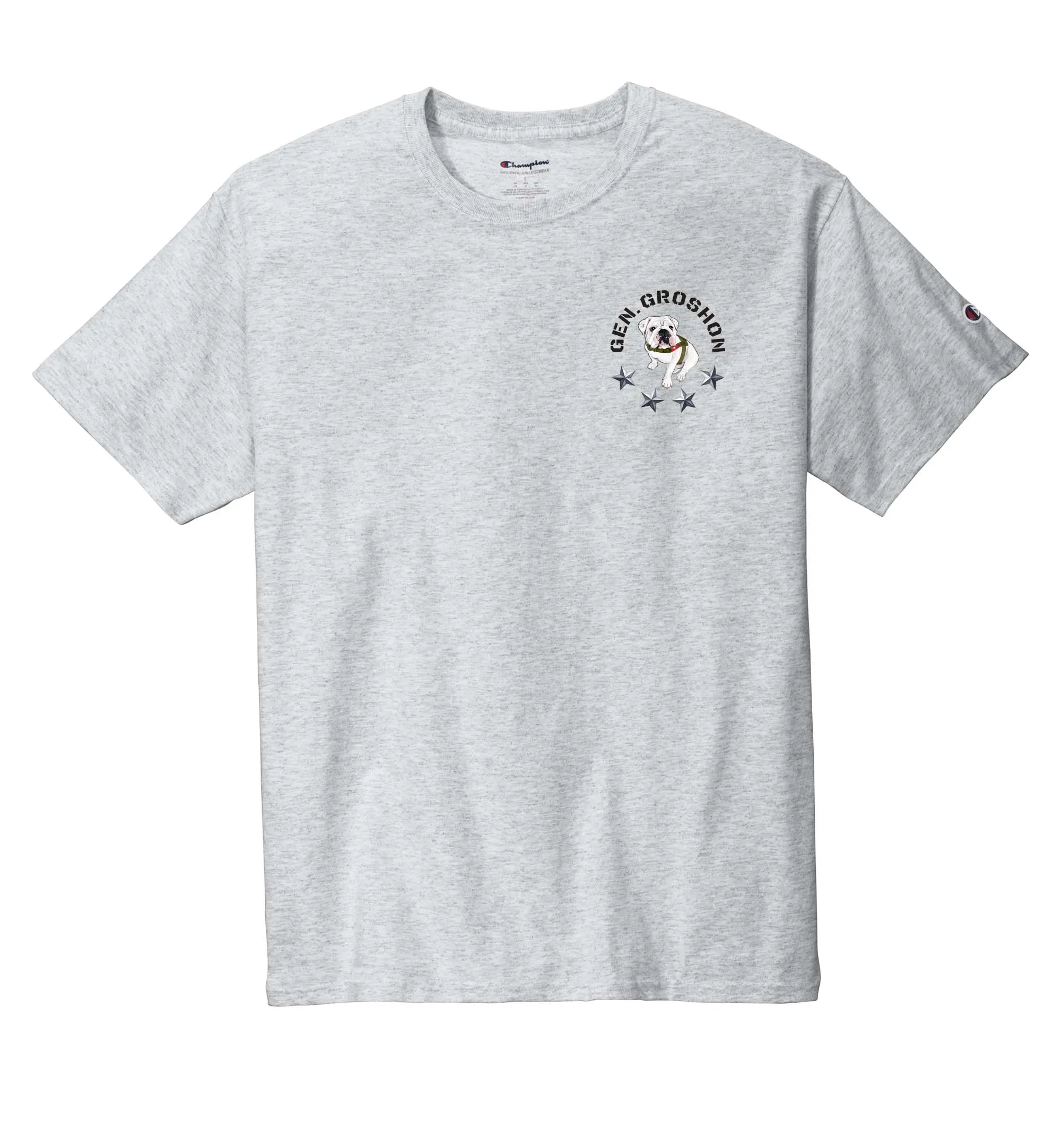The Citadel Mascot, General Groshon AKA G3 Champion Tee Shirt