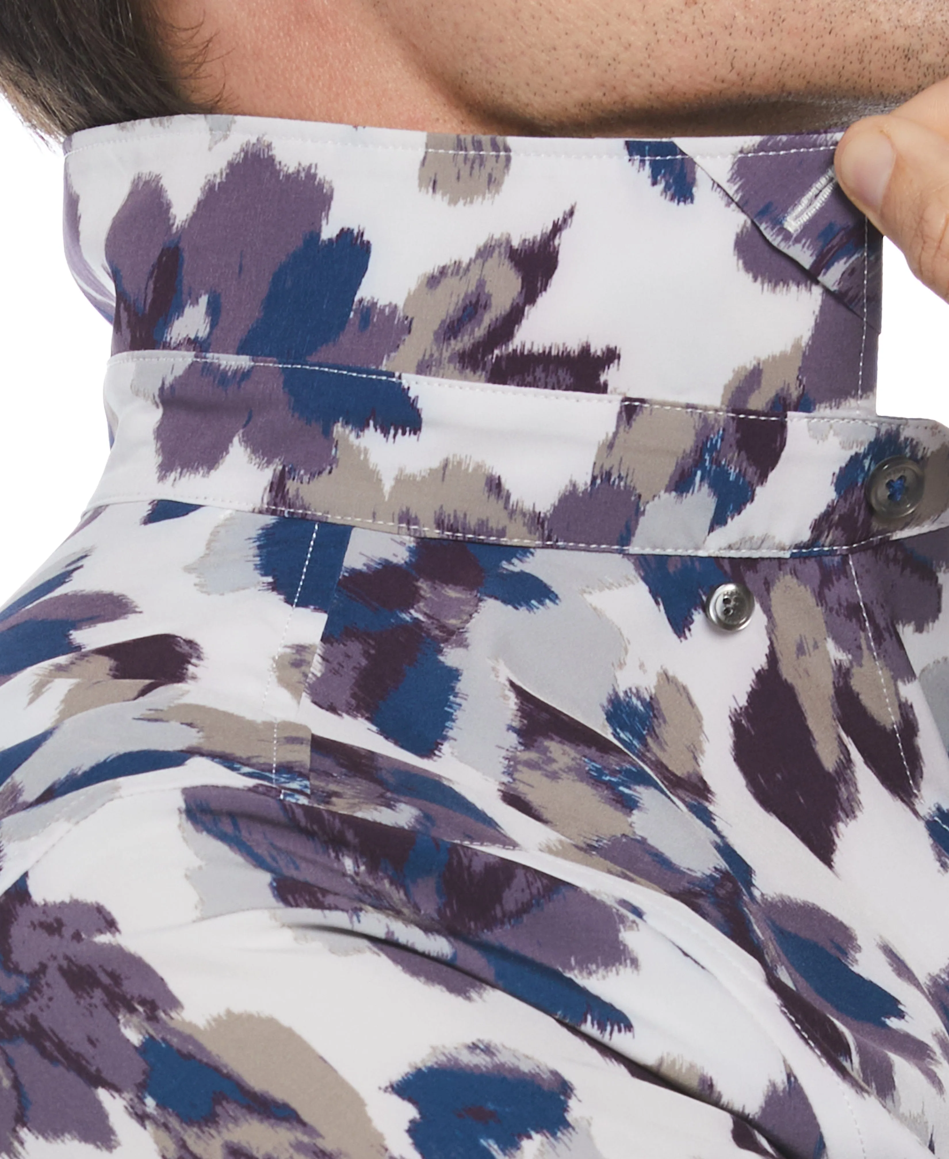 Total Stretch Floral Print Shirt