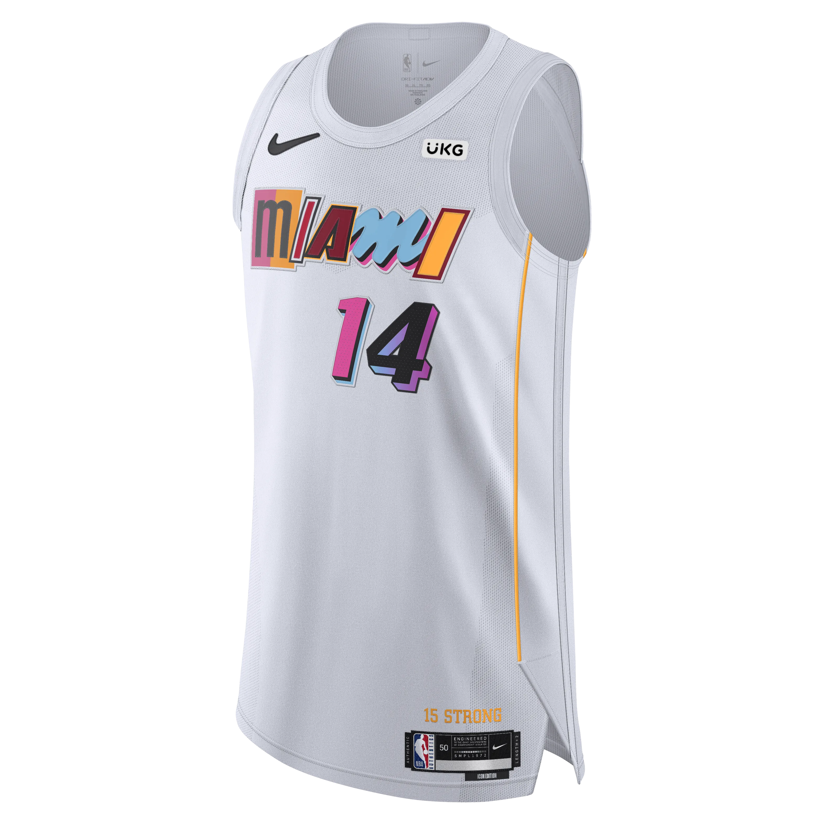 Tyler Herro Nike Miami Mashup Vol. 2 Authentic Jersey