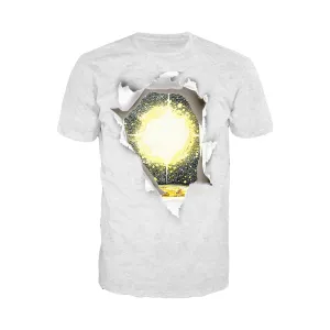 US Brand X Sci Funk Super Nova Ripped Official Men's T-Shirt (Heather Grey)