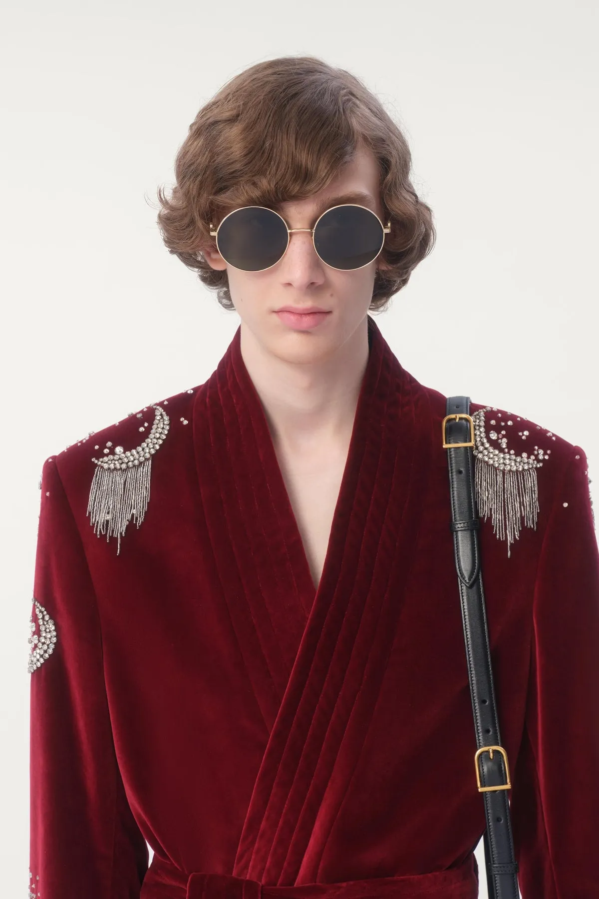 VALENTINO | BELTED COTTON VELVET JACKET