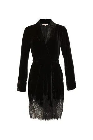Velvet Coco Duster - Black