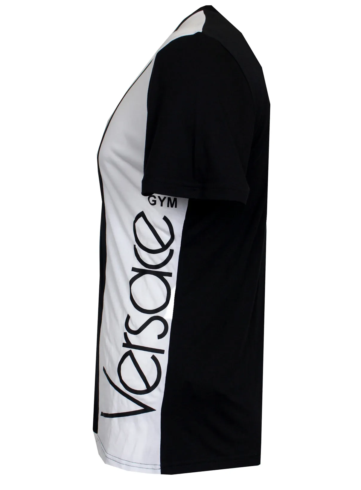Versace button polo tee
