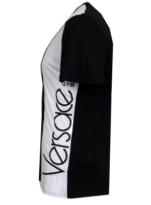 Versace button polo tee