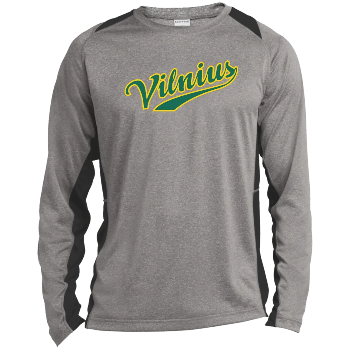Vilnius - Men's Long Sleeve Colorblock Activewear Performance T