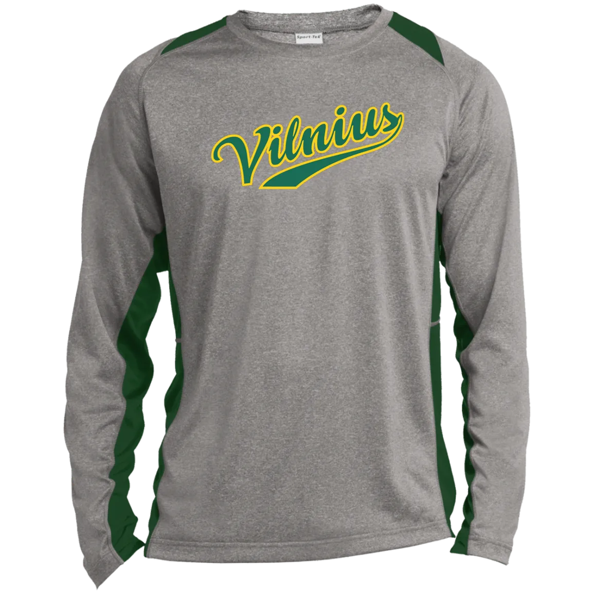 Vilnius - Men's Long Sleeve Colorblock Activewear Performance T