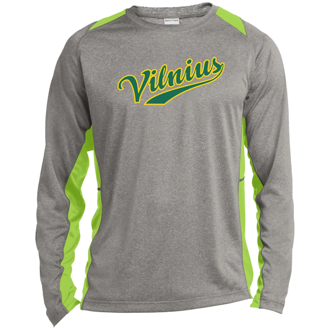 Vilnius - Men's Long Sleeve Colorblock Activewear Performance T