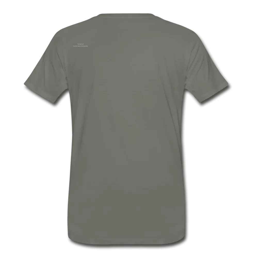 Visions of the Future: Earth Your Oasis in Space Men's Premium T-Shirt