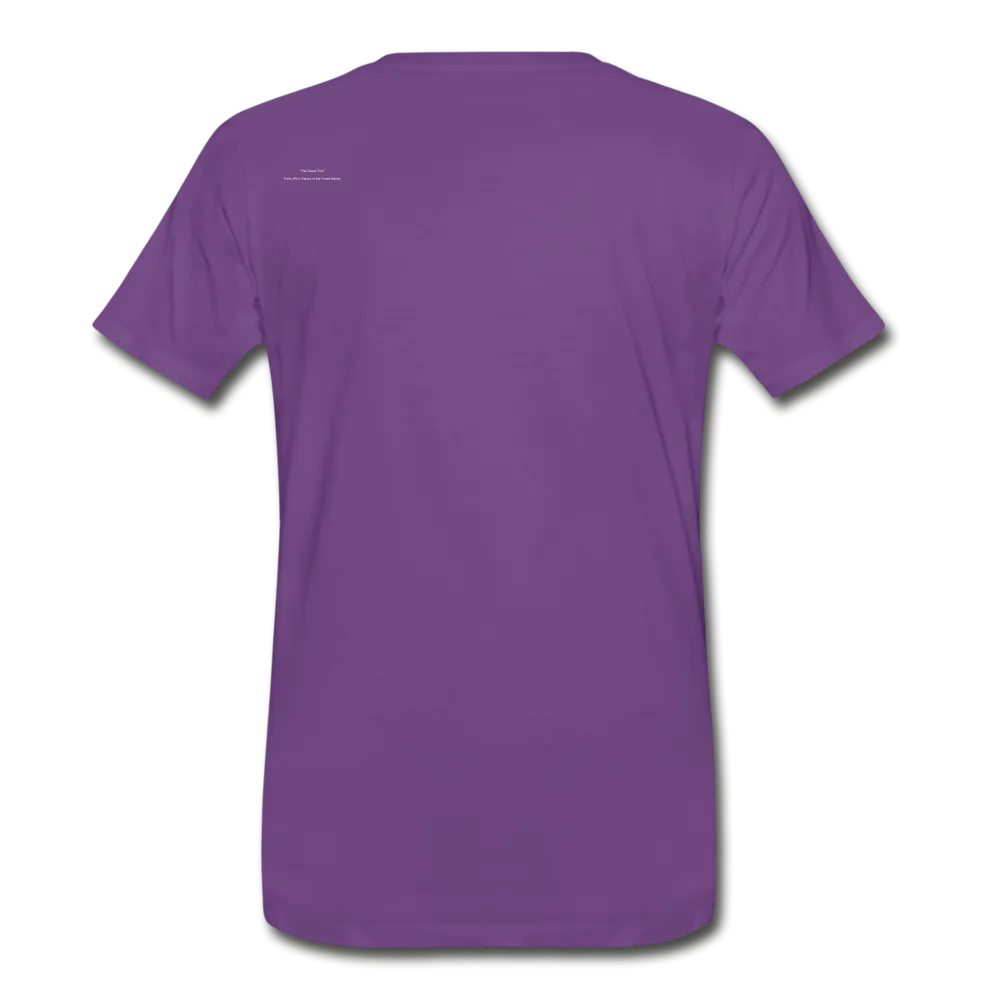 Visions of the Future: Earth Your Oasis in Space Men's Premium T-Shirt