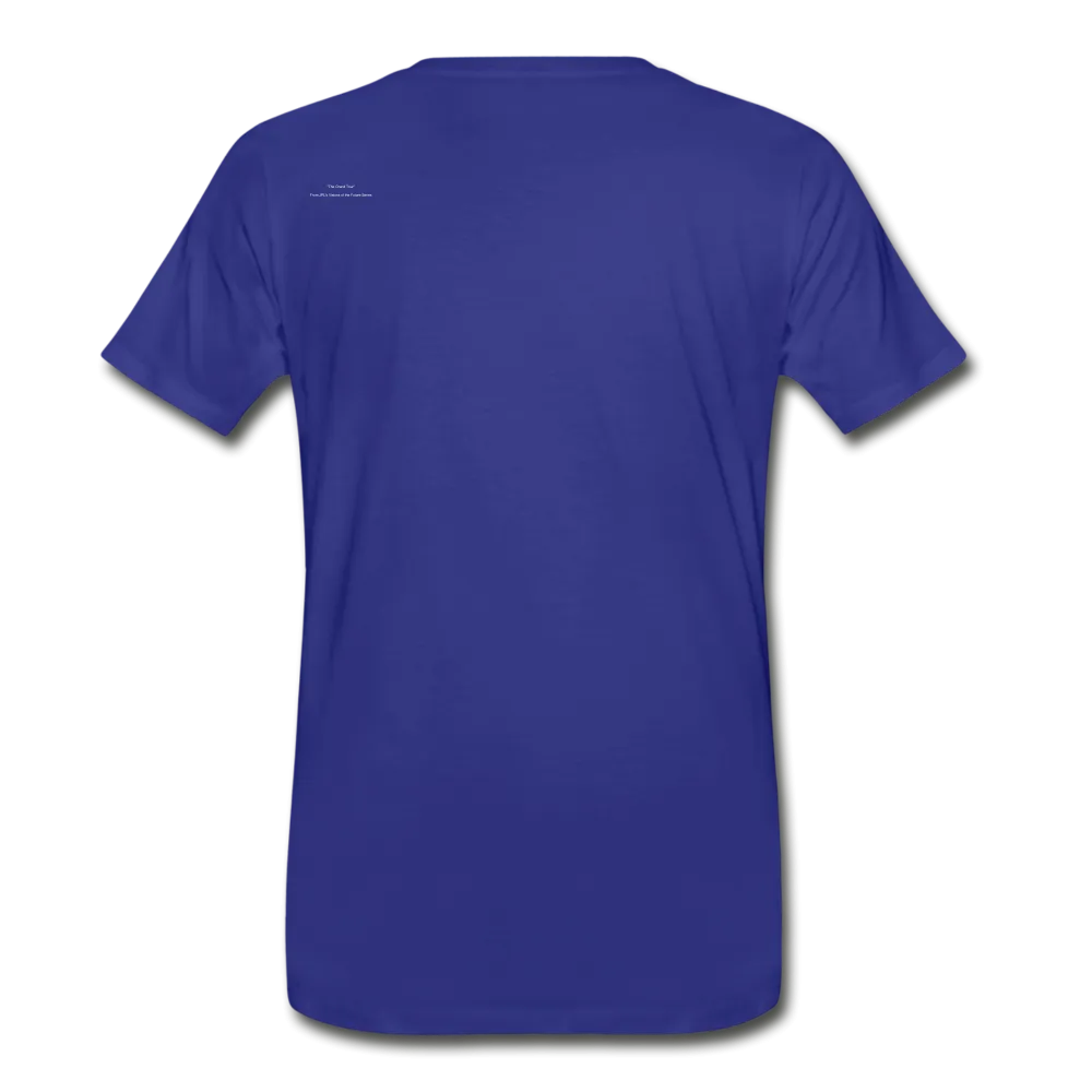 Visions of the Future: Earth Your Oasis in Space Men's Premium T-Shirt