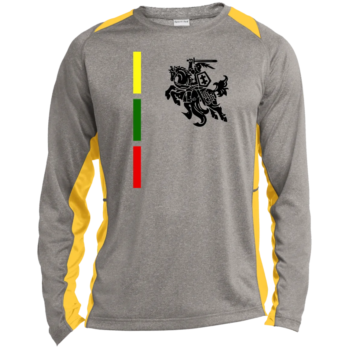 Warrior Vytis - Men's Long Sleeve Colorblock Activewear Performance T