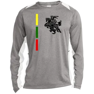 Warrior Vytis - Men's Long Sleeve Colorblock Activewear Performance T