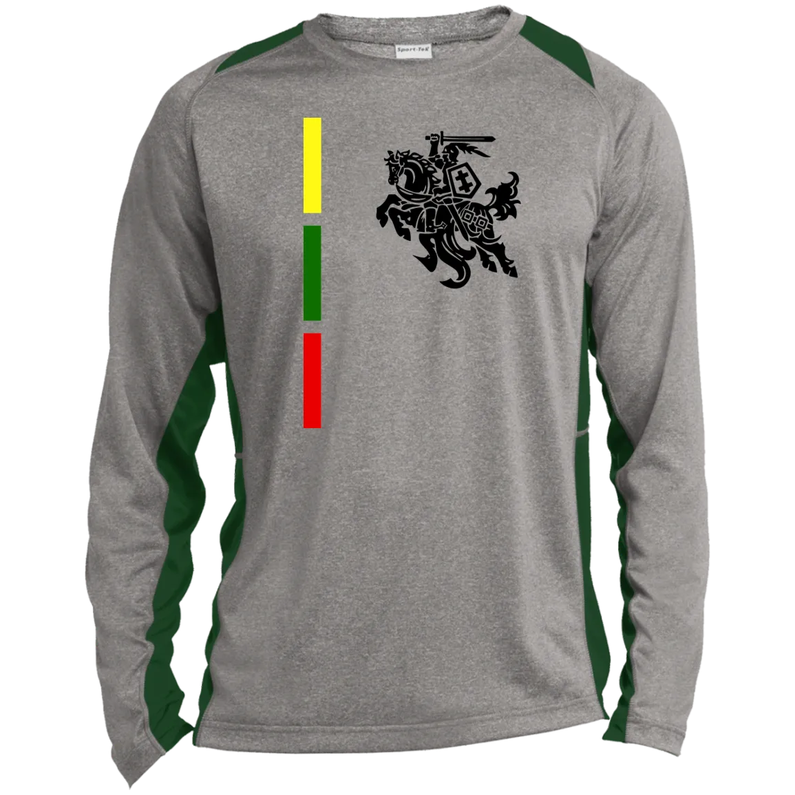 Warrior Vytis - Men's Long Sleeve Colorblock Activewear Performance T