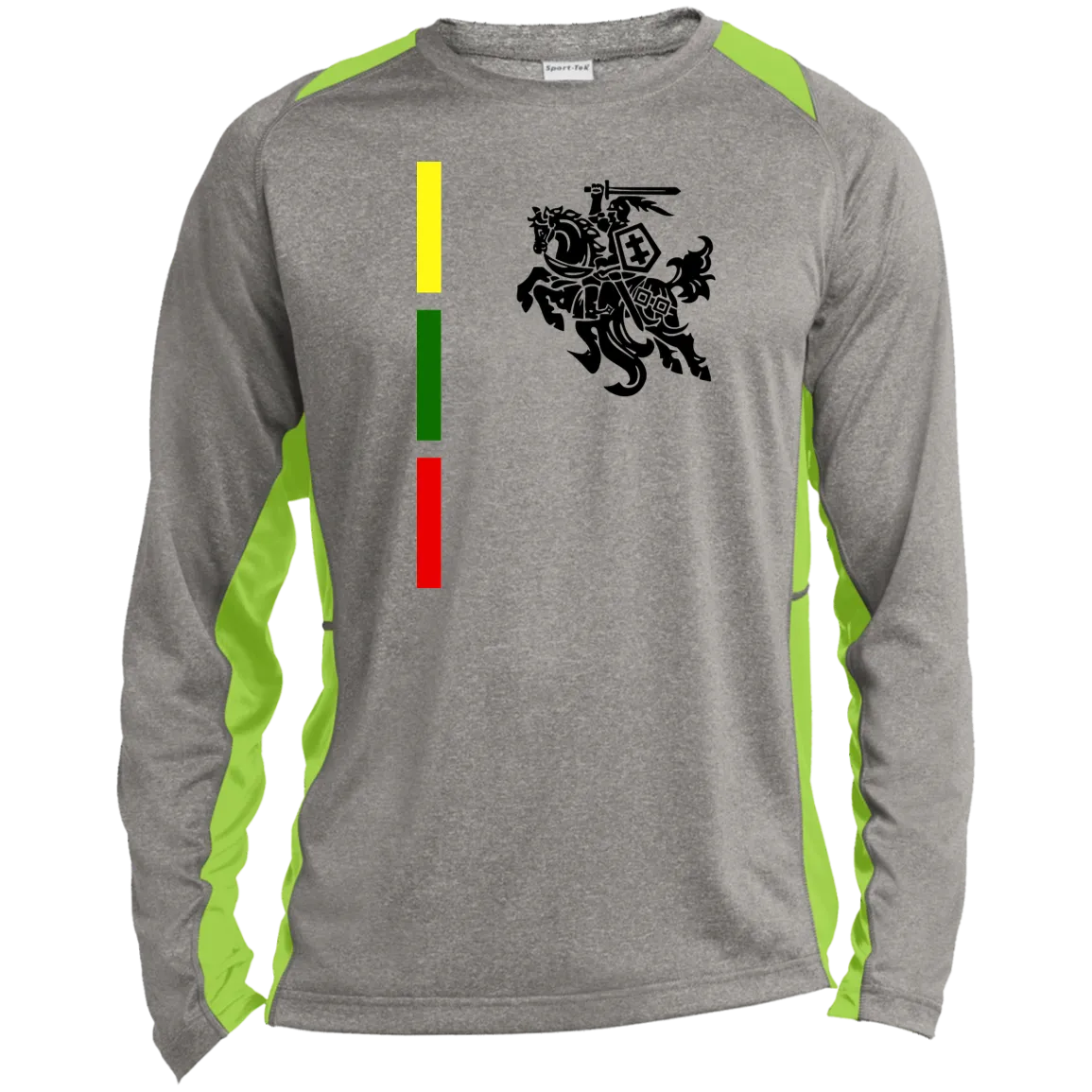 Warrior Vytis - Men's Long Sleeve Colorblock Activewear Performance T