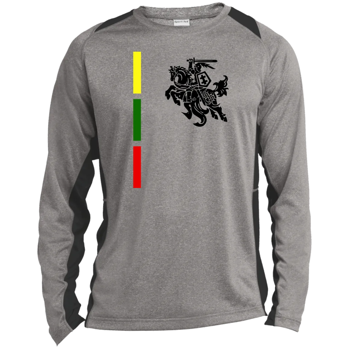 Warrior Vytis - Men's Long Sleeve Colorblock Activewear Performance T