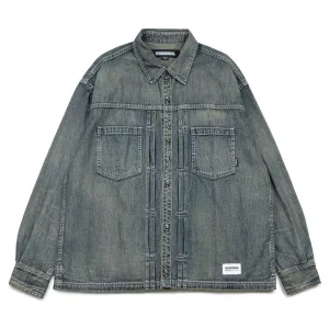 Washed Denim L/S Shirt | Indigo