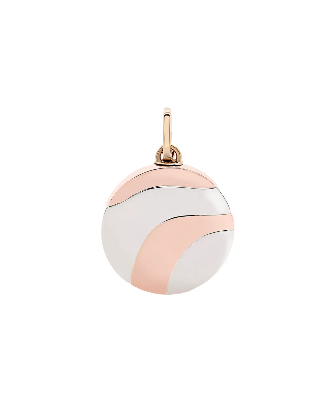 Wave Pendant Small Round