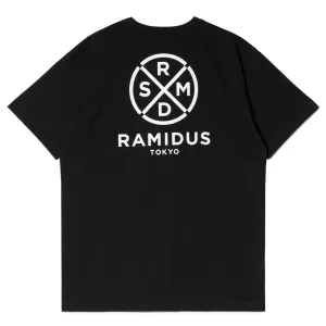 Wheel Logo Crew Neck Tee | Black