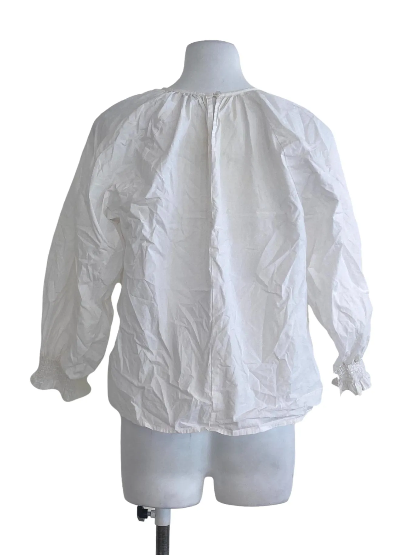 White Plain Blouse