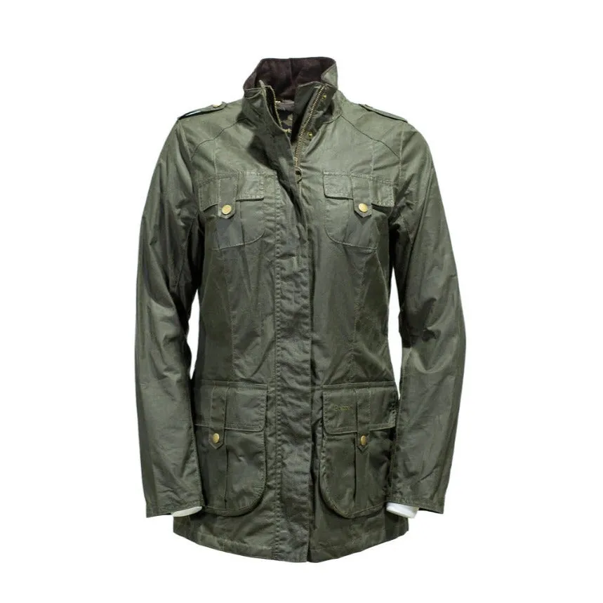Women's Barbour Lightweight Defense Waxed Cotton Jacket
