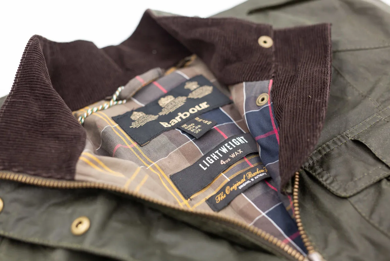 Women's Barbour Lightweight Defense Waxed Cotton Jacket