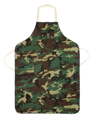 Woodland Camo Shop Apron